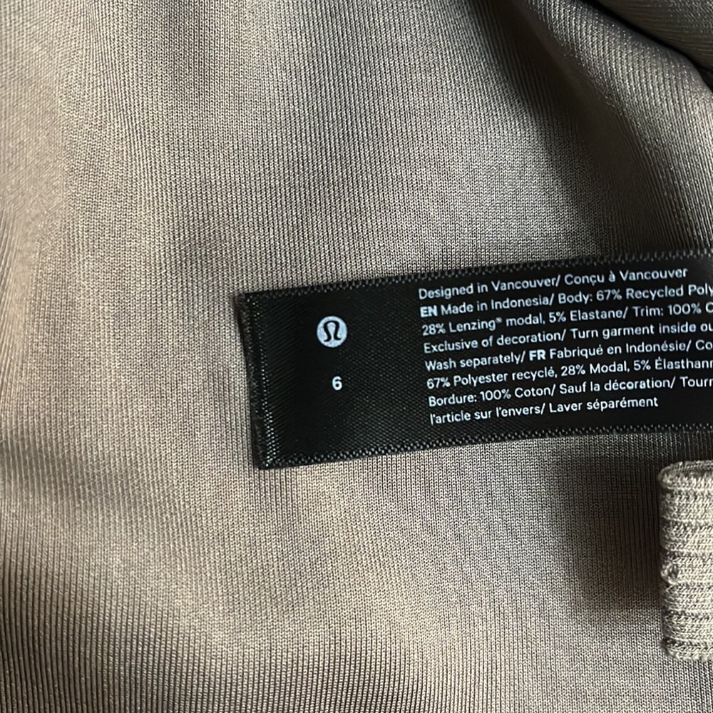 Lululemon Softstreme Ribbed Crop Tank in Nomad - Picture 3 of 4